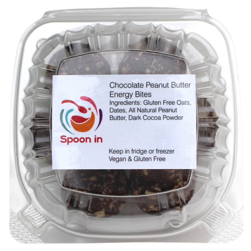 Chocolate Peanut Butter Energy Bites (8 Pack)
