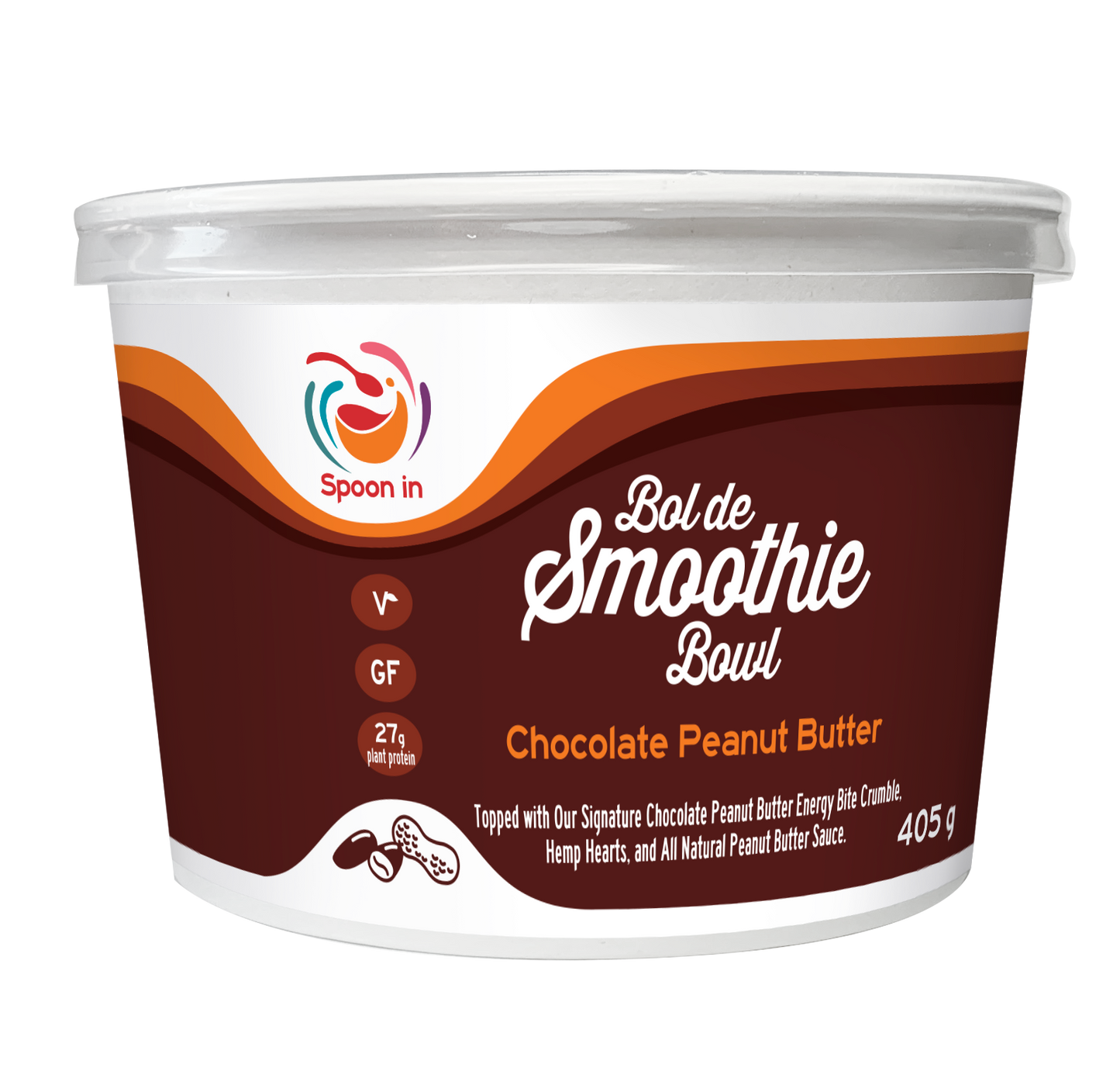 Chocolate Peanut Butter Smoothie Bowl
