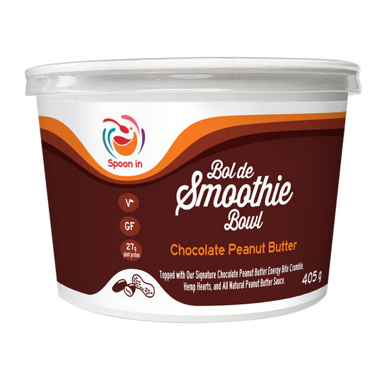 Chocolate Peanut Butter Smoothie Bowl